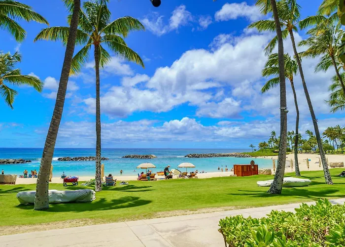 Beach Villas At Ko Olina Ocean View 2 Bedroom Sleeps 6 Villas Great For Families Complimentary Car With 6 Nights Bvk-O-1604 By Kbm