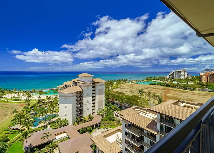 Beach Villas At Ko Olina Ocean View 2 Bedroom Sleeps 6 Villas Great For Families Complimentary Car With 6 Nights Bvk-O-1604 By Kbm